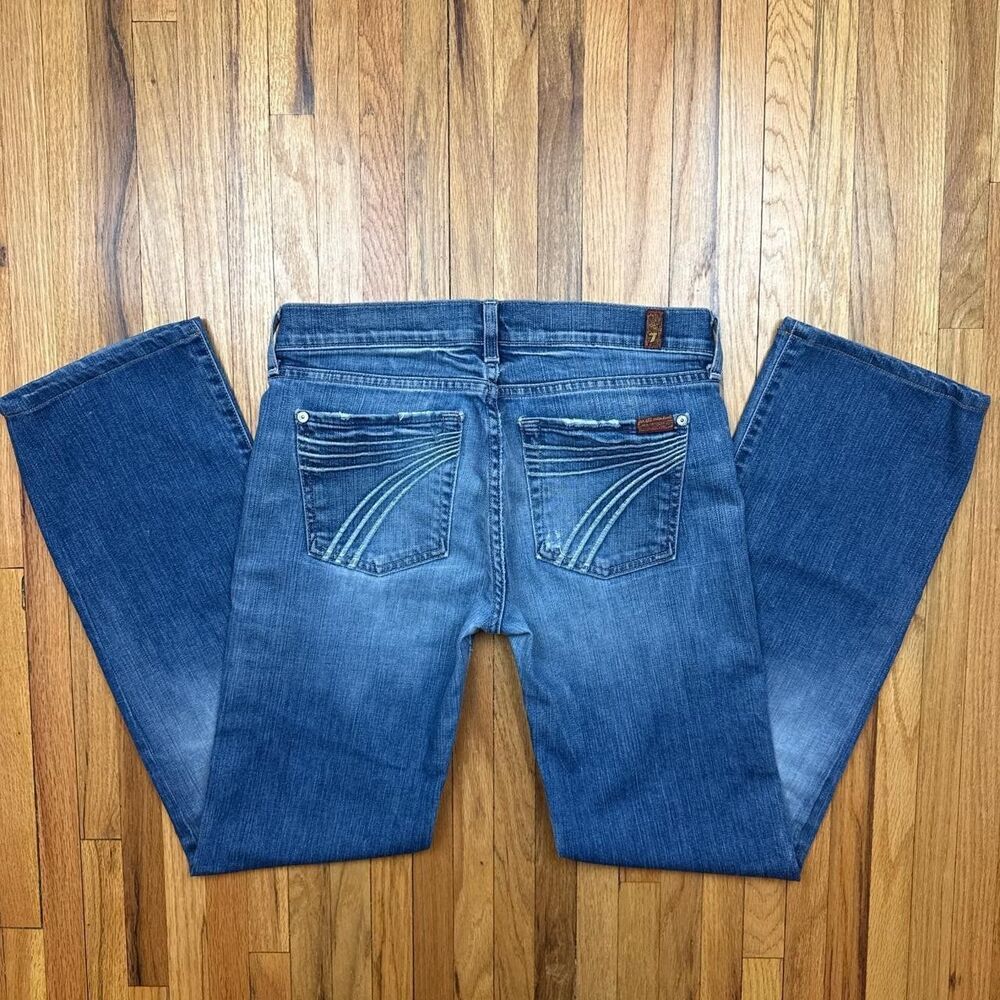 7 For All Mankind Dojo Flare Jeans.